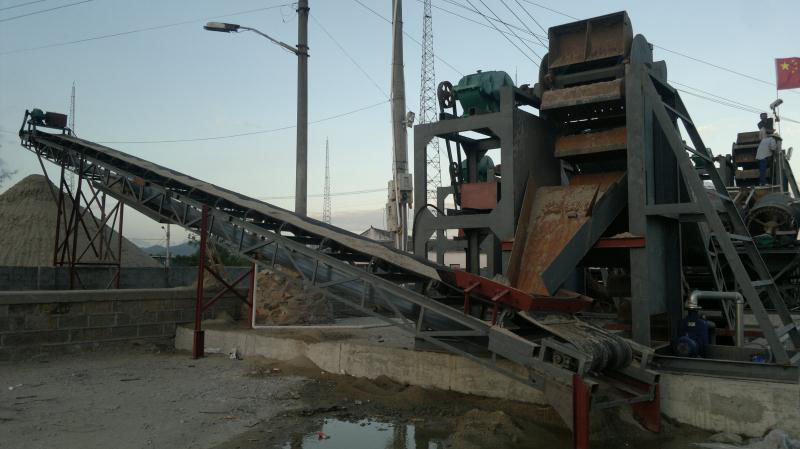 鏈條式挖斗洗砂機