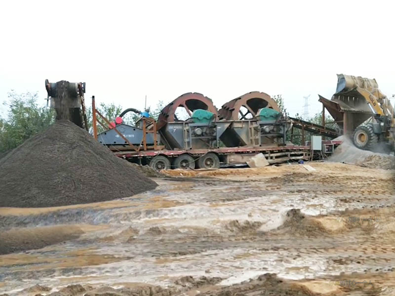 移動車載石粉洗沙機(jī)